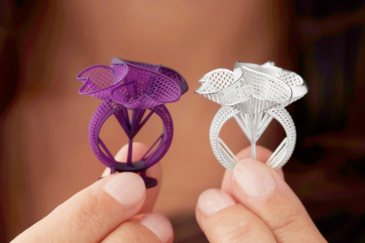 Joyas impresas en 3D